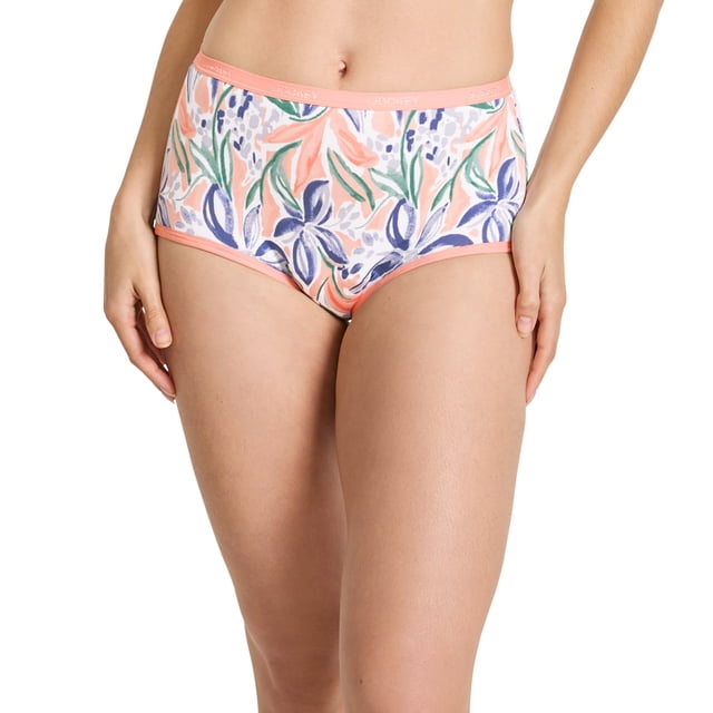Jockey Women's Worry Free Cotton Stretch Heavy Absorbency Brief