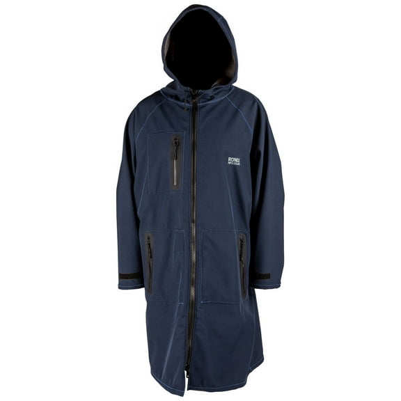 Ronix Head Honcho Poncho Wet/Dry Zip Up [Navy Blue]