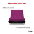 thumbnail image 3 of Premium Cotton/Polyester Futon Cover by Prestige Furnishings - Solid Collection - Solid Purple - Cot Size (30" x 75"), 3 of 6