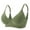 #556-Green, variant on Roncen Women's Seamless No-Wire Bra - Breathable Thin Padded Comfort for Small Chests