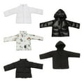 thumbnail image 6 of Accessories for 1/6BJD Doll Winter Warm Clothes Fashion 30cm Doll Coat Cotton Jacket Zipper Coat Tops Winter Coat 3, 6 of 8