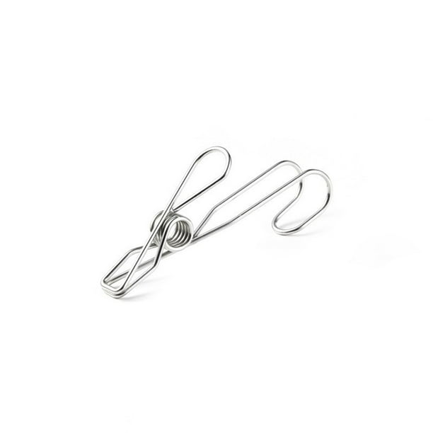 Wosthever Pin colgante a prueba de viento, pinzas para ropa de acero inoxidable a prueba de humedad, pinzas para ropa, pinzas para ropa, pinzas Type3 NO3