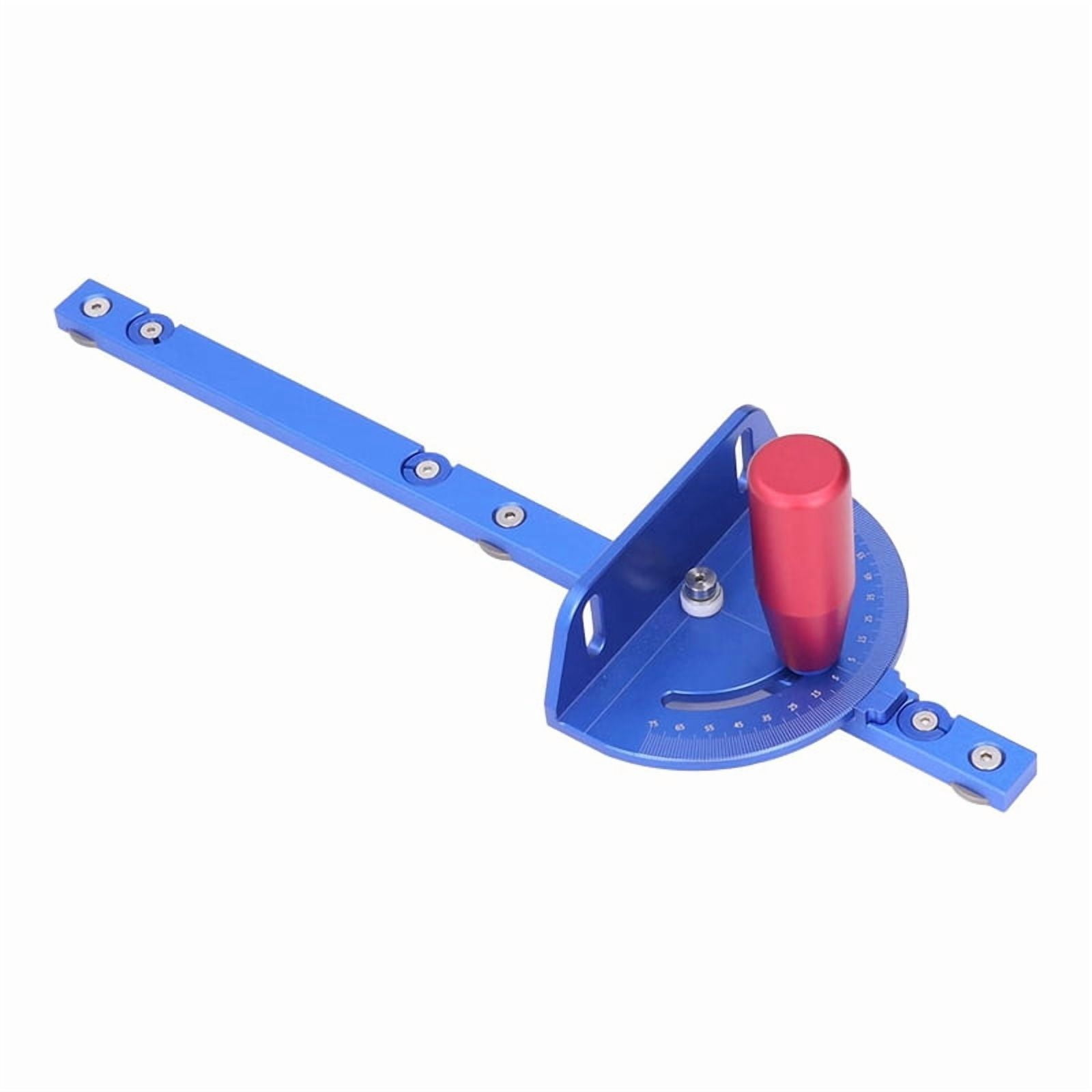 Miter Gauge for Table Saw, Table Saw Accessories Portable Aluminum Alloy with Removable Dial for Carpentry