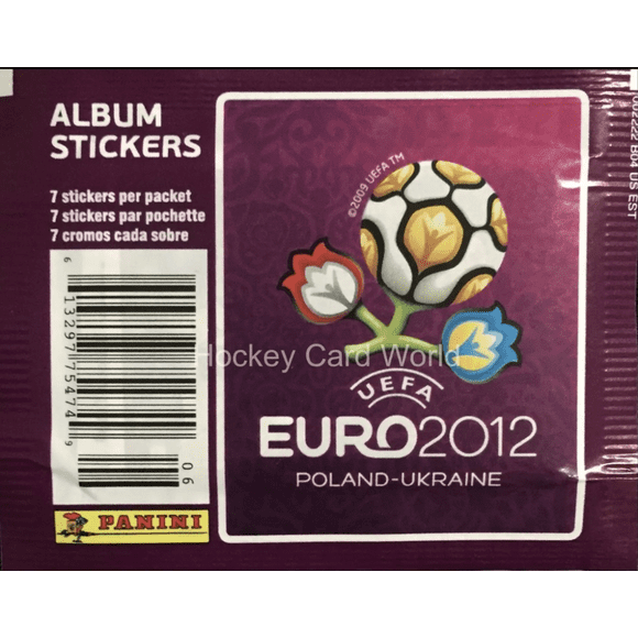 2012 Panini UEFA Euro2012 Soccer (7 Autocollant Panini Pack)
