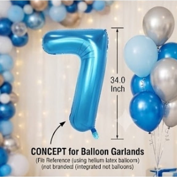Aluminum Balloon Color Number 7