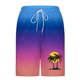 thumbnail image 4 of Pantalones Cortos Casuales para Hombre Imprimir con Bolsillos Pantalones de Playa de Cintura Elástica, Pantalones Cortos de Cintura Elástica para Hombre, 4 of 5