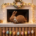 thumbnail image 4 of Easter Bunny Plush Toy – Stuffed Bunny Doll, Easter Pillow, Lamb Wool Bunny Plush, Spring Holiday Decoration, 4 of 6