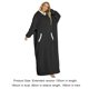 thumbnail image 3 of Sudadera Mujeres Hombres Manta Sudadera con capucha Estilo casual Bolsillo Manga larga Cremallera Ropa de dormir Traje Ygjytge Negro Única para Mujer, 3 of 6
