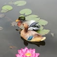 thumbnail image 6 of Resin Mandarin Duck Statue for Garden Pond Decor with Lifelike Design and Fade-Resistant Colors, 6 of 7