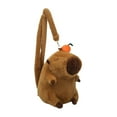 thumbnail image 4 of fenteer Capybara Plush Backpack Fashion Lightweight Travel Backpack Stylish Gift Bookbag, 4 of 8