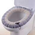 thumbnail image 5 of Asiento de Inodoro Universal, Portátil, Suave, Lavable, Grueso, de Felpa, para Invierno, con Accesorios C, 5 of 5