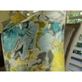 thumbnail image 3 of Thomas Collection Turquoise Gray Yellow Teal Floral Decorative Pillow - 11128, 3 of 5