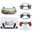 thumbnail image 4 of Motorcycle Rearview Mirror 180 Degree Holographic Wide angle Rear View Mirror Adjustable Blind Spot Mirror for Dirt Bikes Access Silver, 4 of 6