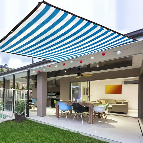 Patio Pergola,Sports & Outdoors Sunshade 90% Shade Fabric Sun Shade Cloth Privacy Screen With Reinforced Grommets For Patio Garden Pergola Cover Canopy(Blue 7*7ft)from ANMUYUM