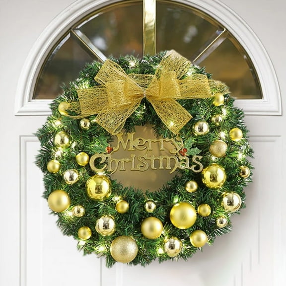 sruoe Christmas Garland with Lights 40cm Christmas Led Lights Clearance Waterproof Decor for Holiday Party