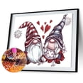 thumbnail image 1 of Cuadros Decorativos Diamante pintura 5D DIY Gnomo pareja completo taladro redondo imagen de diamantes de imitación Sywqhk Nuevos Originales, 1 of 1