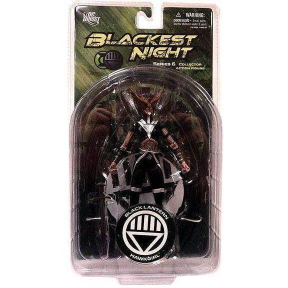 DC Comics Blackest Night Series 6 Action Figure Black Lantern Hawkgirl