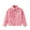 Pink, variant on Toddler Winter Jacket Boys Girls Fleece Hooded Zipper Coat Windproof Warm Outerwear Soft Coral Fleece Solid Color Long Sleeve Kids Clothing for Daily Outdoor Toddler Jacket