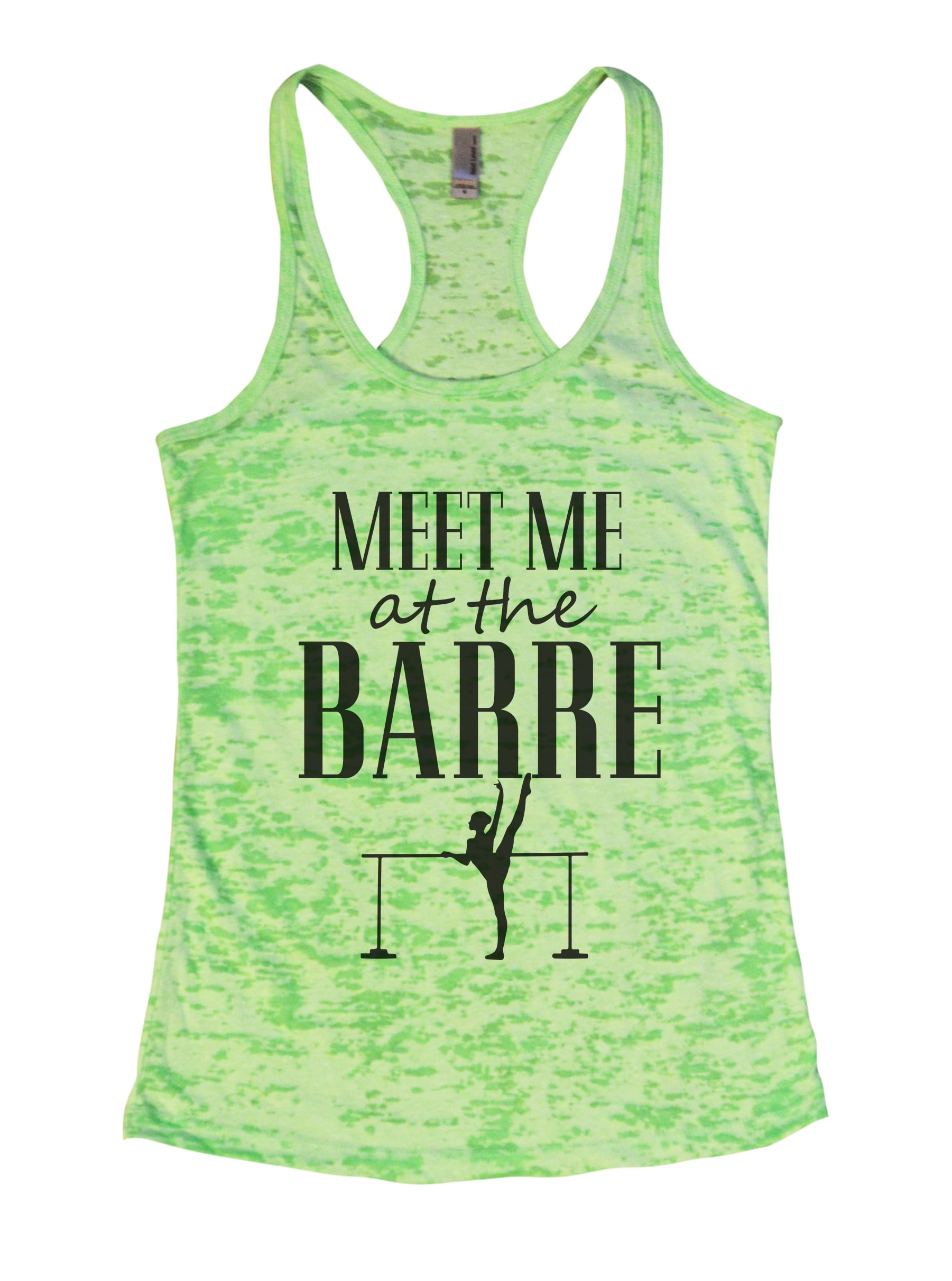 Funny Threadz Womans Burnout Tank Top “Life is Better When You Dance” Ballet Barre Shirt 