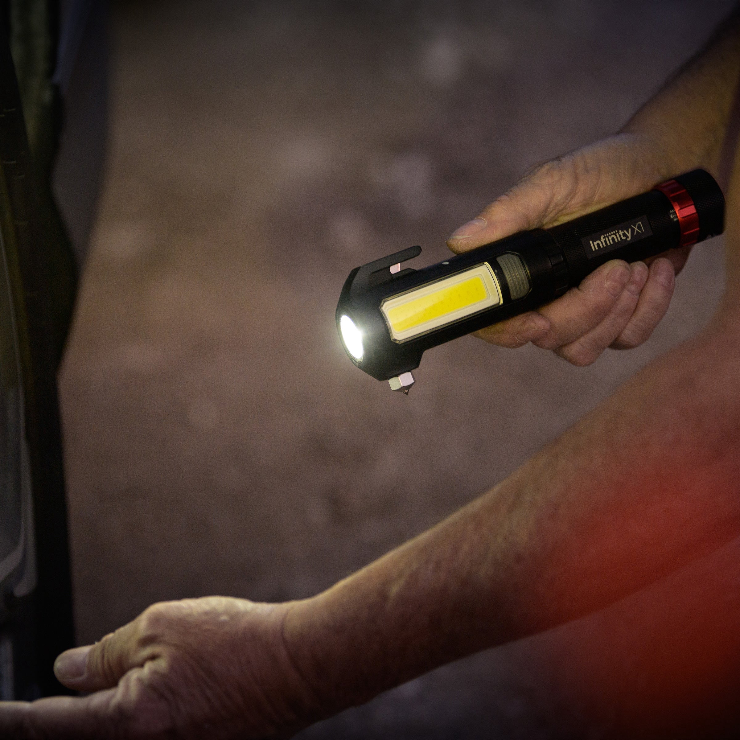 Infinity X1 600 Lumen Auto Light with Emergency Tool - Pack of 2