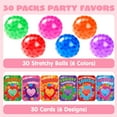 thumbnail image 2 of JOYFY 30 PCS Valentine's Day Sensory Stress Balls with Cards, Squishy Toy Fidget Toys Anxiety Relief for Adult, Valentine's Party Favors, Gift Classroom Exchange Rewards, 2 of 7