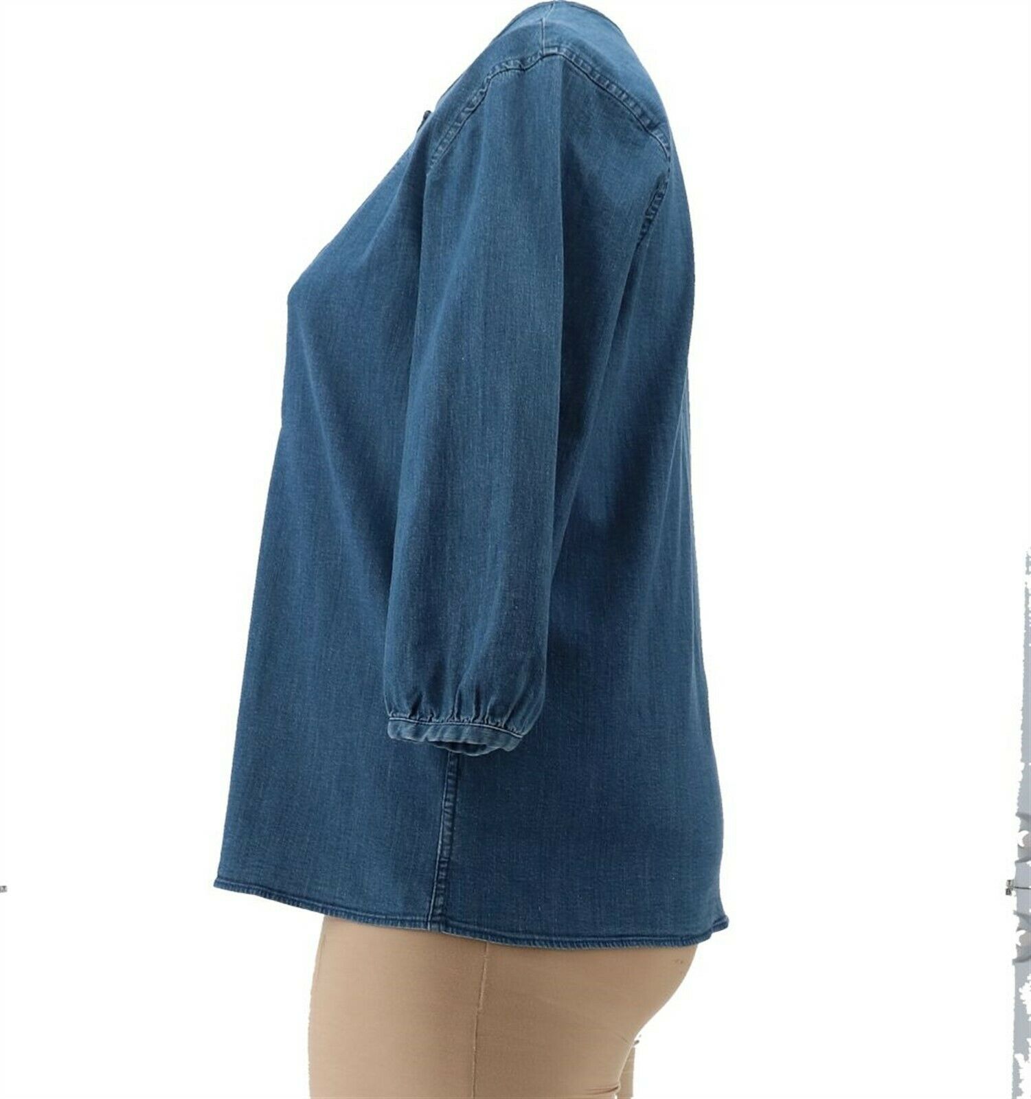 Lands' End Women Petite 3/4 Sleeve 