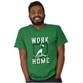 thumbnail image 3 of Baseball Athlete Work From Homebase Men's Graphic T Shirt Tees Brisco Brands X, 3 of 6
