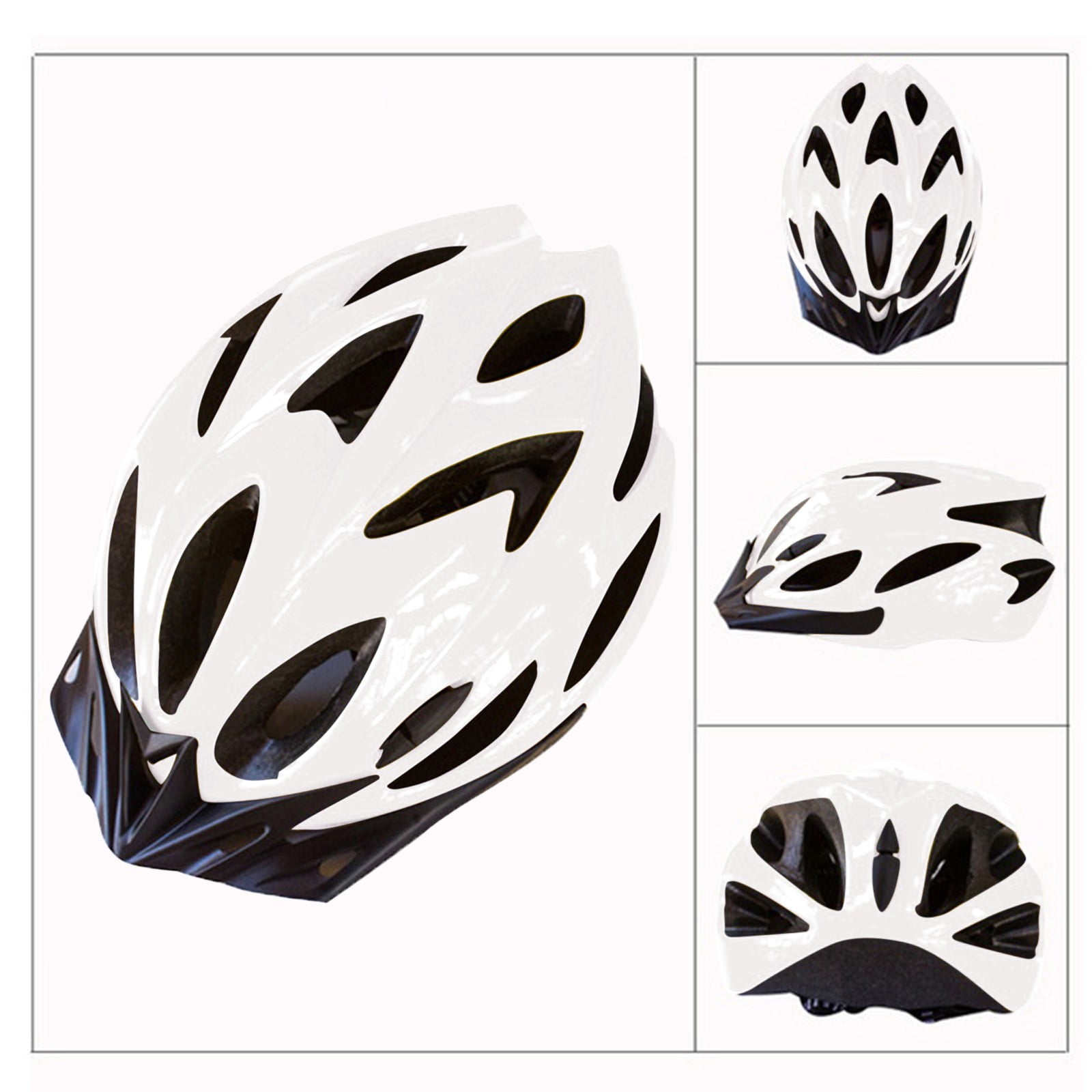 Cadorn Unisex White Bike Helmet for MTB & Road Cycling Sports