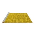 thumbnail image 2 of Ahgly Company Machine Washable Indoor Rectangle Abstract Yellow Modern Area Rugs, 8' x 10', 2 of 4