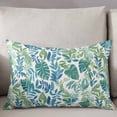thumbnail image 3 of Palm Leaves Throw Pillow Cover 20 x 26 Inch Decorative Pillow Cover Green Blue Tropical Plants Summer Country Lumbar Pillowcase Seasonal Rectangle Cushion Case for Couch Sofa Bed Living Room, 3 of 7