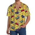 thumbnail image 1 of Bingfone Chemise à Col Cubain Manches Courtes avec Poche Cardigan Boutonné Été-TTG, 1 of 5