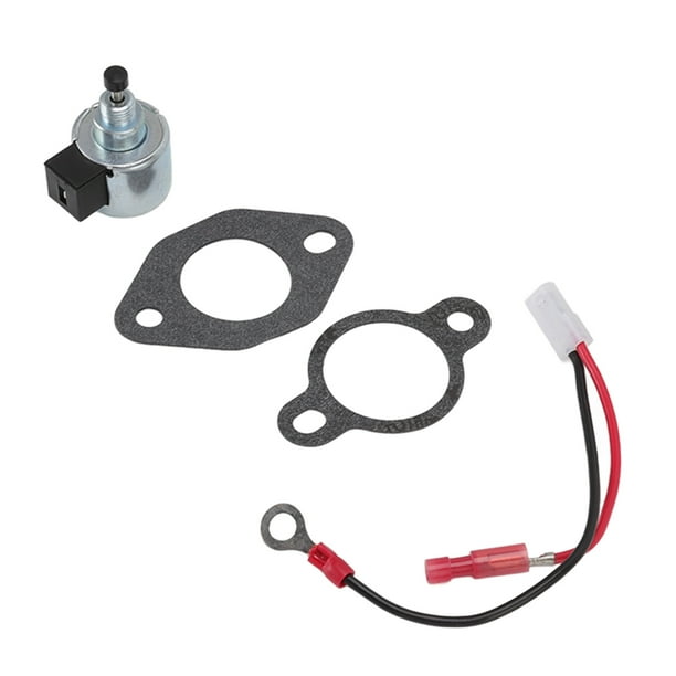 Solenoide De Carburador, Solenoide De Combustible De Carburador, Resistente Al Desgaste, Duradero, Ajuste Perfecto Con Arandela De Papel Para Motores ANGGREK Carburetor Solenoid