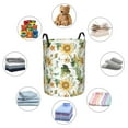 thumbnail image 6 of Fotbe Watercolor Bright Sunflowers Laundry Basket with Handles, Waterproof Large Laundry Hamper, Wash Bag for Corner Dorm, Rolling Laundry Basket with Handles-Small, 6 of 8