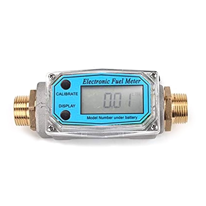 Digital Turbine Flowmeter Display Chip LCD Display Gas Oil Fuel Flowmeter 