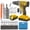 Electric drill+1 battery+toolbox, variant on DGB Cordless Rechargeable Electric Drill Driver, Wireless Lithium Power Drill, Handheld Screwdriver Drill Tool for Household Furniture Assembly Wall Drilling Daily Home Repair DIY Improvement Project