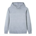 thumbnail image 4 of RMGVDSD Kids Girls Hooded Sweatshirt Solid Color Pullovers Long Sleeve Hoodie Solid Color Hooded Sweatshirt Pullover Top Casual Hoodies Cute Winter Clothes 3-4 Years, 4 of 4