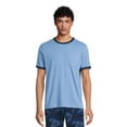 thumbnail image 2 of George Men’s & Big Men's 2-Pack Ringer Tee with Short Sleeves, Sizes S-3XL, 2 of 5