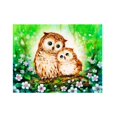 thumbnail image 3 of Madre niño búho 5D DIY cristal diamante pintura Animal diamantes de imitación bordado paisaje costura imagen hogar punto de cruz Inevent JJ12400-00, 3 of 6