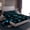 Black Blue 15, variant on Feelyou Tribal Aztec Damask Twin Sheet Sets, Western Boho Skeleton Bedding, 3pcs
