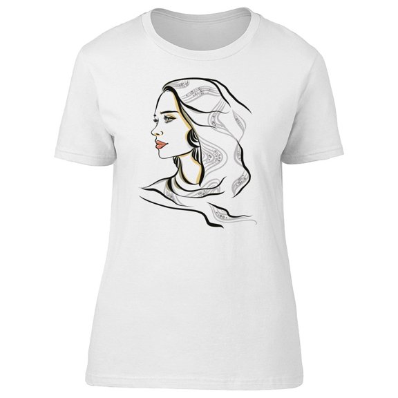 Beautiful Fashion Muslim Lady Tee Women's -Image by Shutterstock