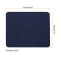 thumbnail image 2 of Unique Bargains 9'x8' Mouse Pad, Felt Dual Side Soft Desk Pad Writing Mat for Office Home, Blue, 2 of 6