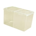 thumbnail image 5 of Soporte para almohadillas de algodón jinwen contenedor de almohadillas cosméticas con tapa claro, 5 of 5