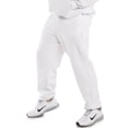 thumbnail image 3 of Vibes Men Fleece Sweatpants Elastic Leg White X-Large, 3 of 6