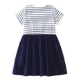 thumbnail image 2 of Bullpiano Little Girls Summer Casual Dresses, Toddler Girls Floral Beach Sundress, Kids 2-7Y Flower Dresses, Size 2-7T, 2 of 7