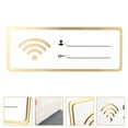 thumbnail image 2 of MOVTOTOP Acrylic Wifi Sign Rewritable Account and Password Wifi Sign for Public Shop, 2 of 5