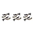 thumbnail image 1 of Eigraketly 2x Espuelas para caballos Espuela estilo occidental antióxido para equipos de competición Marrón oscuro Type1 NO1, 1 of 1