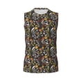 thumbnail image 6 of Lsque Daisies Flowers Print Men's Cotton Blend Sleeveless Muscle Shirts (S-3XL)- Moisture Wicking, Odor Protection, UPF 30+,Small, 6 of 8
