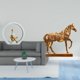 thumbnail image 2 of Estatua de niña,Estatuas de mujeres y niñas,figuritas decorativas elegantes,Escultura de arte abstracto,regalo creativo y moderno para el hogar.,Estatuas de caballos,Estatuas de caballos, 2 of 8