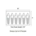 thumbnail image 4 of Outbound 6-Person Long Dome Tent with Coated Rainfly, 4 of 6
