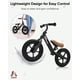 thumbnail image 5 of Bicicleta Balance KRIDDO para niños de 2 a 5 años con asiento ajustable, color negro, 5 of 7